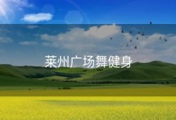 莱州广场舞健身