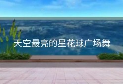 天空最亮的星花球广场舞