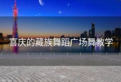 喜庆的藏族舞蹈广场舞教学
