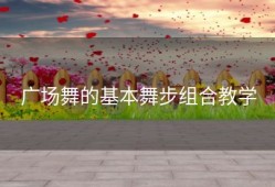 广场舞的基本舞步组合教学
