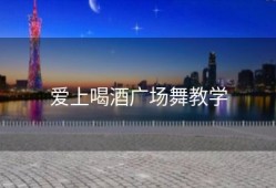 爱上喝酒广场舞教学