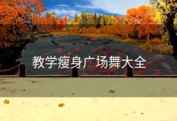 教学瘦身广场舞大全