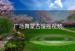 广场舞蒙古慢摇视频