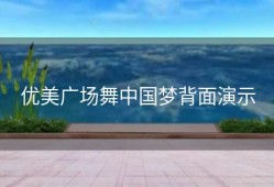 优美广场舞中国梦背面演示