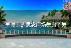 草原上的思念广场舞扇子舞