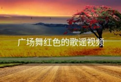 广场舞红色的歌谣视频