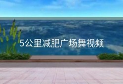 5公里减肥广场舞视频