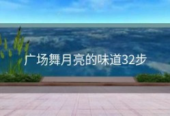 广场舞月亮的味道32步