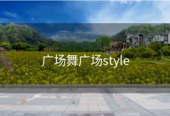 广场舞广场style