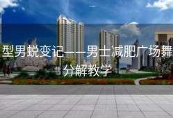 型男蜕变记——男士减肥广场舞分解教学
