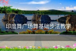 印度舞广场舞基础步法教学