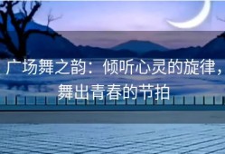 广场舞之韵：倾听心灵的旋律，舞出青春的节拍