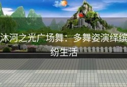 沐河之光广场舞：多舞姿演绎缤纷生活