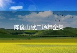 陈俊山歌广场舞全集