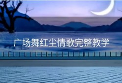 广场舞红尘情歌完整教学
