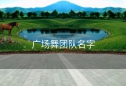 广场舞团队名字