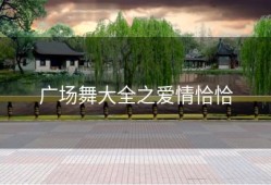 广场舞大全之爱情恰恰