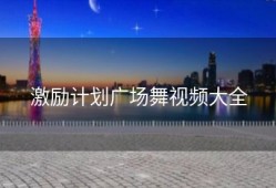 激励计划广场舞视频大全