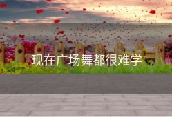 现在广场舞都很难学