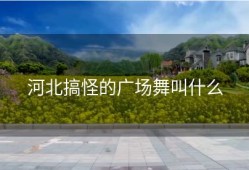 河北搞怪的广场舞叫什么