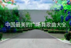 中国最美的广场舞歌曲大全
