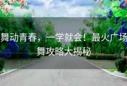 舞动青春，一学就会！最火广场舞攻略大揭秘