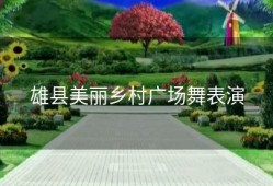 雄县美丽乡村广场舞表演