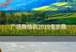 广场舞情歌2019鬼步舞
