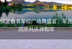 保定春节军校广场舞盛宴：军民同乐共庆祥和年