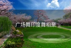 广场舞印度舞相聚