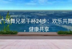 广场舞兄弟干杯24步：欢乐共舞，健康共享
