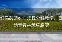 红马鞍姐妹广场舞分解教学，舞动青春共筑草原梦