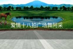 爱情十八拍广场舞阿采