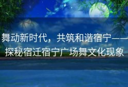 舞动新时代，共筑和谐宿宁——探秘宿迁宿宁广场舞文化现象