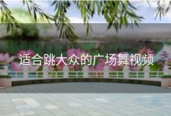 适合跳大众的广场舞视频