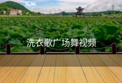 洗衣歌广场舞视频