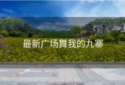 最新广场舞我的九寨