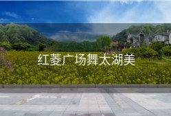 红菱广场舞太湖美