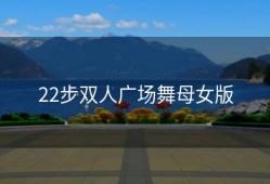 22步双人广场舞母女版