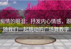 痴情的眼泪：抒发内心情感，跟随我们一起跳动的广场舞教学