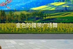 金色的腰带广场舞