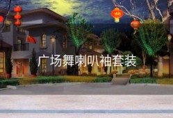 广场舞喇叭袖套装