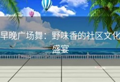早晚广场舞：野味香的社区文化盛宴