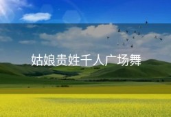 姑娘贵姓千人广场舞