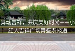 舞动吉祥，共庆美好时光——小红人吉祥广场舞盛况报道