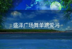 盛泽广场舞单跳爱河