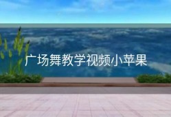 广场舞教学视频小苹果