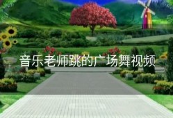 音乐老师跳的广场舞视频