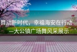 舞动新时代，幸福海安在行动——大公镇广场舞风采展示