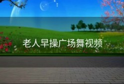 老人早操广场舞视频